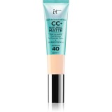 IT Cosmetics Your Skin But Better CC+ Natural Matte machiaj cu efect matifiant SPF 40 pentru femei Fair Beige 32 ml
