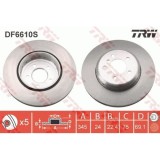Disc frana Bmw Seria 5, 01.2009-10.2016, Seria 6, 09.2011-, Seria 7, 02.2008-12.2015, TRW