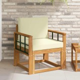 vidaXL Set de canapele de exterior Lemn de acacia solid și poliester 3436242