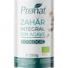 Zahar integral bio din agave, 250g Pronat