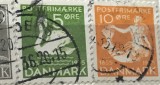 Timbre Danemarca Interbelica TMB1DK serie/lot de 2