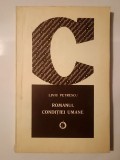 Liviu Petrescu - Romanul condiției umane (studiu critic)