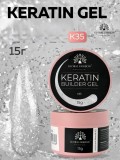Gel pentru modelarea unghiilor 15 g, Keratin Builder Gel, K35