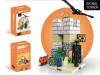Set Cuburi Constructie Magnetica - Turn de Aparare Pixelat inspirat din Universul Minecraft