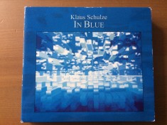 klaus schulze in blue 2016 album 3 cd box disc muzica electronica ambientala NM foto
