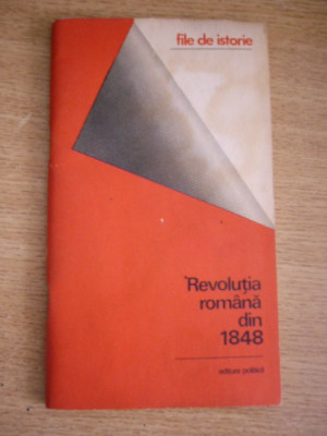myh 546s - REVOLUTIA ROMANA DIN 1848 - DAN BERINDEI - ED 1974 foto
