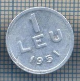 AX 777 MONEDA- ROMANIA - 1 LEU -ANUL 1951 -STAREA CARE SE VEDE