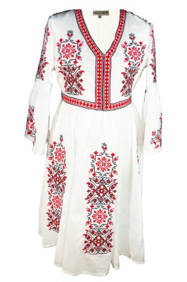 Rochie dama casual RD2, Dacali, alb/negru, marimea M foto