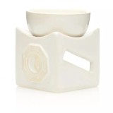 Cumpara ieftin Vas aromaterapie Ceramica - Alb - Yin Yang AR100