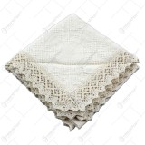 Fata de masa traditionala din bumbac 75&times;75 CM Crem