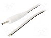 Cablu alimentare DC, cabluri, DC 2,35/0,7 mufa, alb, 1,5m, WEST POL - P07-TT-T050-150WH