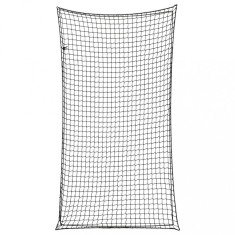 vidaXL Plasă de remorcă cu funie elastică, negru, 3x1,65 m, PP