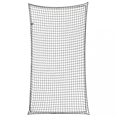 Plasă de remorcă cu funie elastică, negru, 3x1,65 m, PP foto