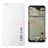 LCD+Touchscreen cu Rama Samsung Galaxy M31s / M317 BLACK Original Service Pack