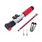 Pompa de mana, My Bicycle, 2 ace, furtun, plastic/aluminiu, rosu/negru