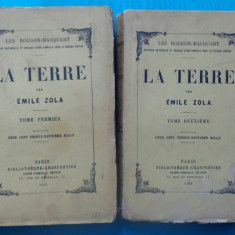 Emile Zola – La terre ( 2 volume )( 1923 )