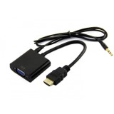 Convertor HDMI-VGA cu audio unidirectional 0.2m