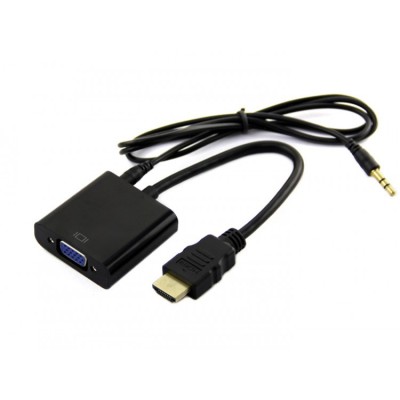 Convertor HDMI-VGA cu audio unidirectional 0.2m foto