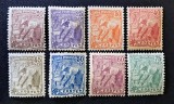 Guiana Franceză 1929&ndash;1940 - Set 8 Timbre Defentive &bdquo;Căutătorul de Aur / Orpailleur&rdquo; -CLF1
