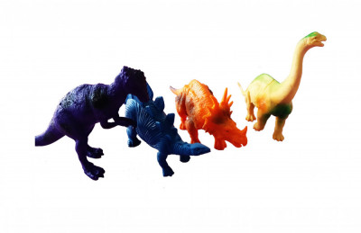 Set figurine 4 dinozauri, 2DZ foto