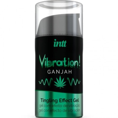 INTT - POWERFUL INTIMATE STIMULANT LIQUID VIBRATING GEL CANNABIS 15ML foto
