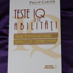 Philip Carter – Teste IQ si de abilitati