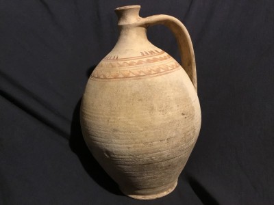 Arta si Traditie - Vechi ulcior de Sisesti / Mehedinti model interesant a doua jumatate a sec XX ! foto