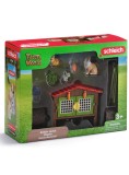 Schleich Rabbit Hutch With 3 Rabbits (42728)
