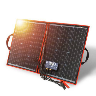 Panou solar monocristalin portabil 200W (50Wx4pc), Controller inclus foto
