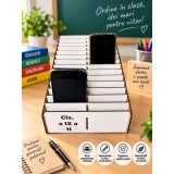 Suport pentru telefoane pentru scoli si licee 30 compartimente, personalizabil