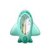 Termometru pentru baie, flippy, plutitor, rezistent la apa, multifunctional, model avion, 11x10x4 cm, verde