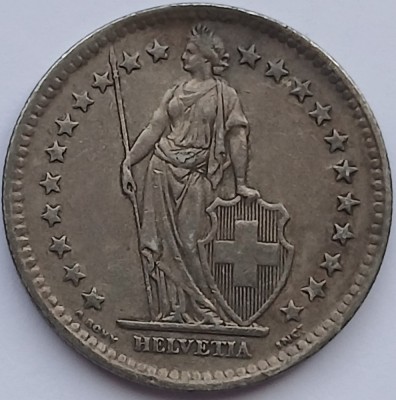 Elvetia, 2 Francs 1944 foto