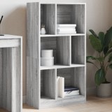 VidaXL Bibliotecă, gri sonoma, 57x28,5x107,5 cm, lemn prelucrat 848008