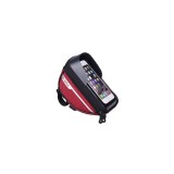 Borseta bicicleta impermeabila cu husa pentru telefon eMazing, montare pe ghidon, compatibila cu telefoane de pana la 16 cm, spatiu depozitare, 18.5X9