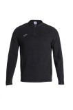 Bluza Barbati Joma Cervino II Neagra - Polar Calduros, Guler Rotund, Fermoar Jumatate - 100% Poliester