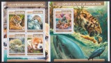 Togo 2017 - Fauna &ndash; Specii pe cale de dispariție, Colita + Bloc, MNH
