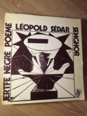 JERTFE NEGRE. POEME-LEOPOLD SEDAR SENGHOR foto