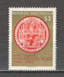 Austria.1965 600 ani Universitatea Viena MA.619