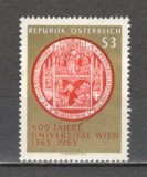 Austria.1965 600 ani Universitatea Viena MA.619