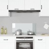 VidaXL Panou antistropi bucătărie transparent 90x40 cm sticlă securiz. 249472