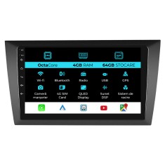 Navigatie Android Dedicata Volkswagen Golf 6 (2009 - 2013), 9 Inch, 4Gb Ram, 64Gb stocare, Carplay