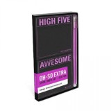 Set Sticky Notes si pix cu gel - Knock Knock High Five | Knock Knock
