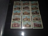 TIMBRE URSS 1955 CLADIRI, Nestampilat