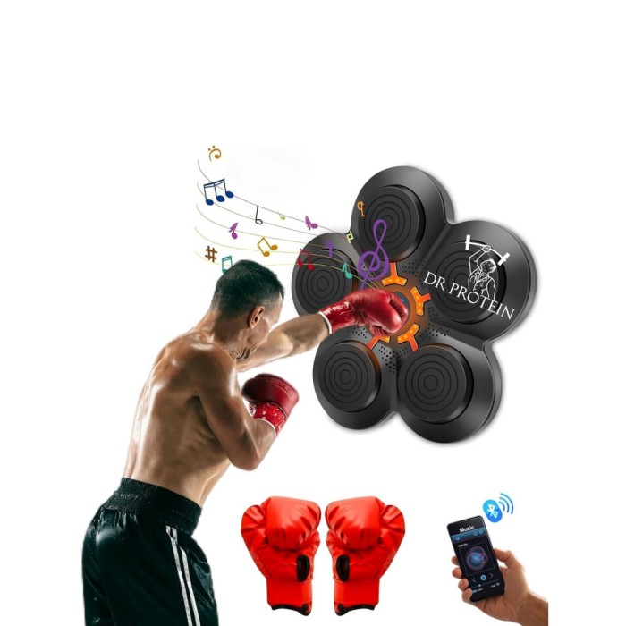 Tinta inteligenta Box DrProtein&reg; F1, Manusi incluse, Difuzor incorporat, Conexiune Bluetooth, Iluminare LED, Display HD multifunctional, Moduri de ant