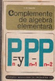 Complemente de algebra elementara