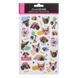 Set Autocolante 3D Animale, 34 Bucăți, Multicolor, Diverse Modele Realiste, Oem