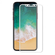 Folie de Sticla 5D APPLE iPhone XS Max (Alb) Full Glue foto