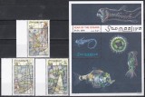 Somalia 1998 - Anul Internațional al Oceanului, Serie + Colita, MNH, Nestampilat