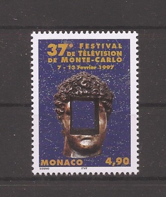 Monaco 1996 - Al 37-lea Festival de Televiziune, Monte Carlo, MNH foto