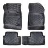Covorase Auto Tip Tavita Cauciuc ALM Citroen C5 2008-2017, Negru, Set Fata + Spate, Fixare Podea